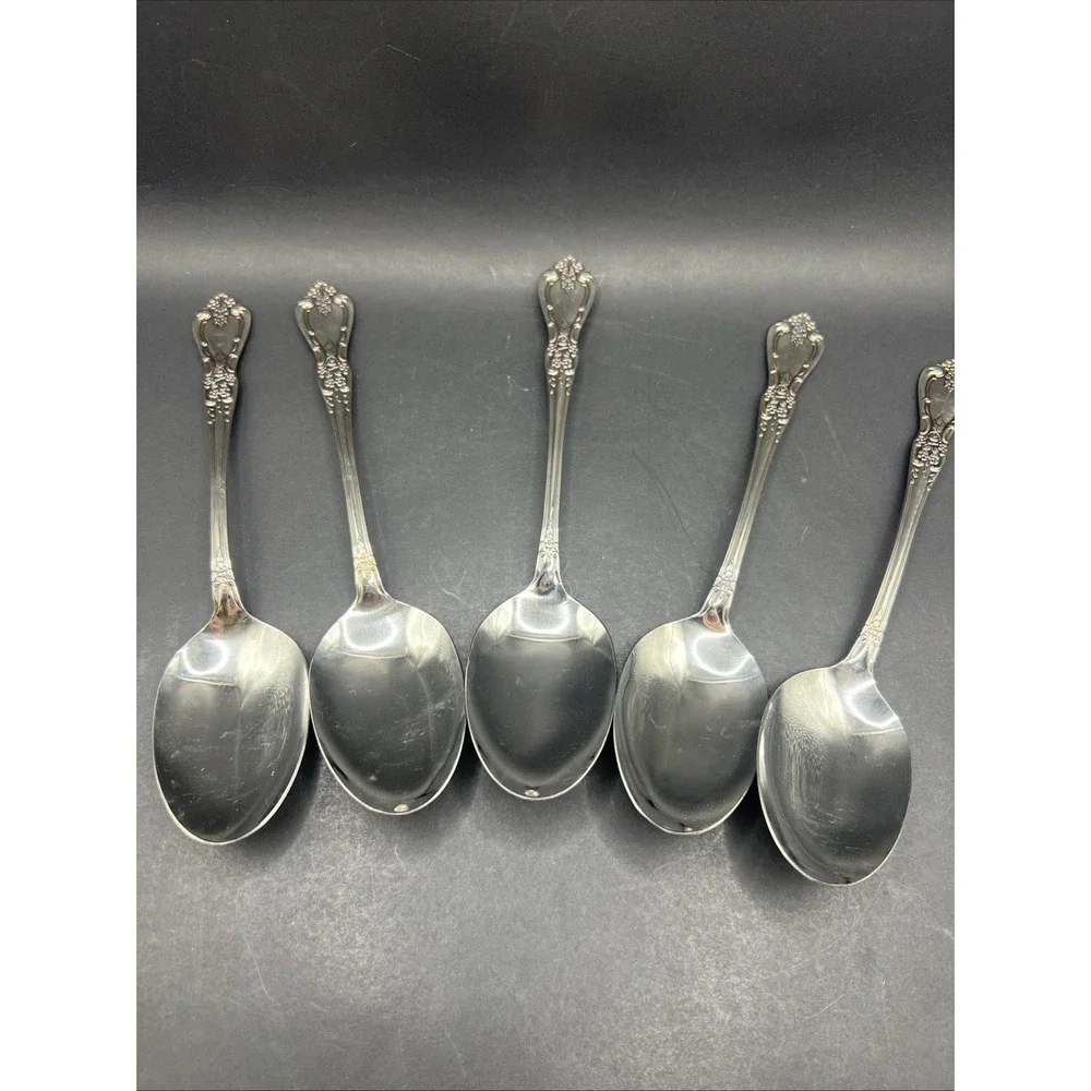 Oneida Kennett Square Distinction Deluxe Stainless Serving Tablespoons Set Of 5